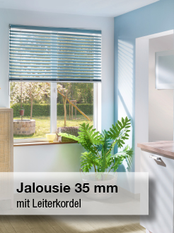 Jalousie 35 mm mit Leiterkordel